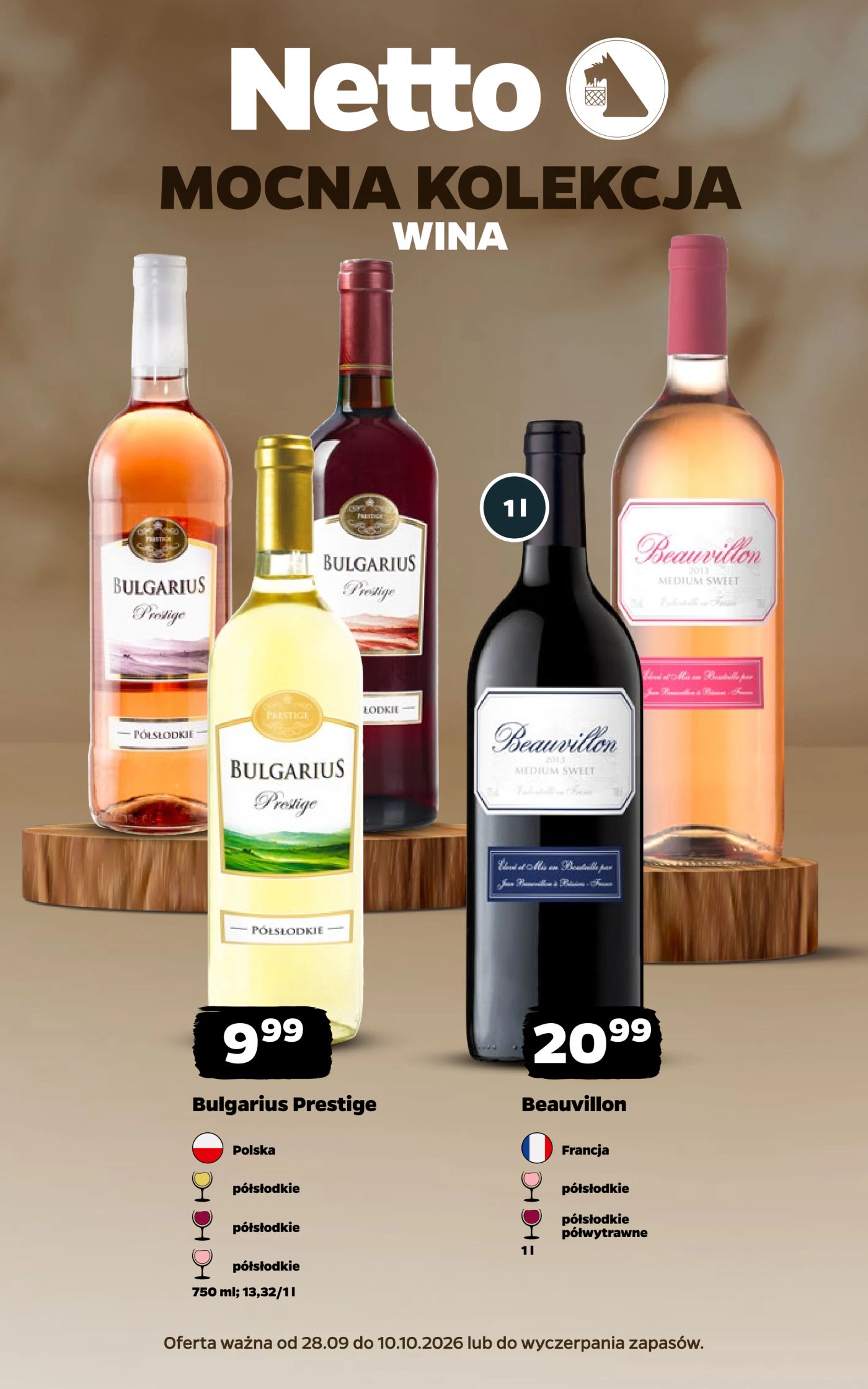 Aktualna gazetka Netto - Wina ważna od 28.09.2026 do 10.10.2026