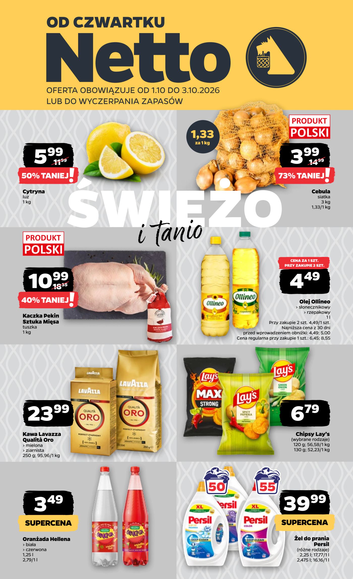 Nowa gazetka Netto - Food ważna od 01.10.2026 do 03.10.2026