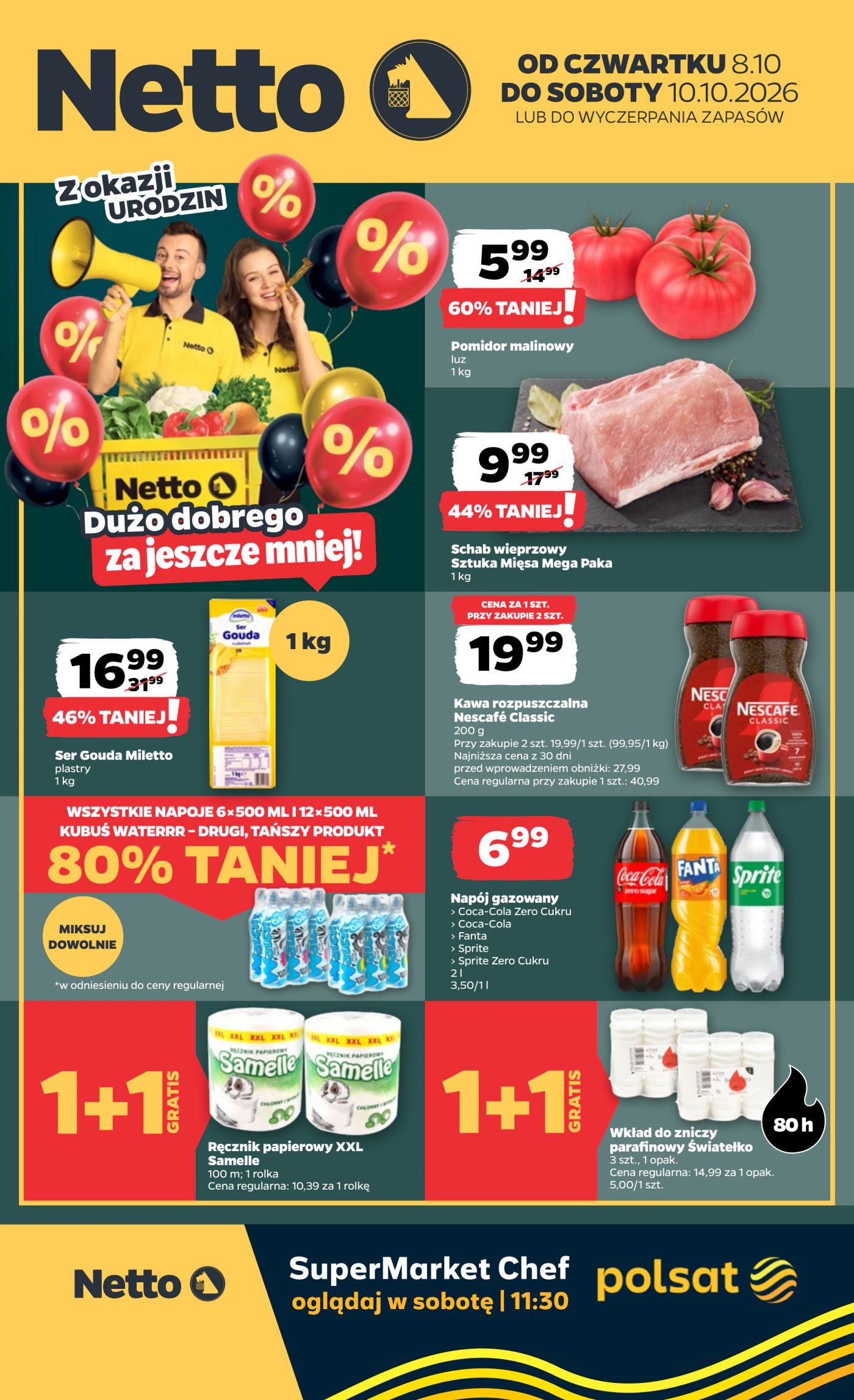 Nowa gazetka Netto - Food ważna od 08.10.2026 do 10.10.2026