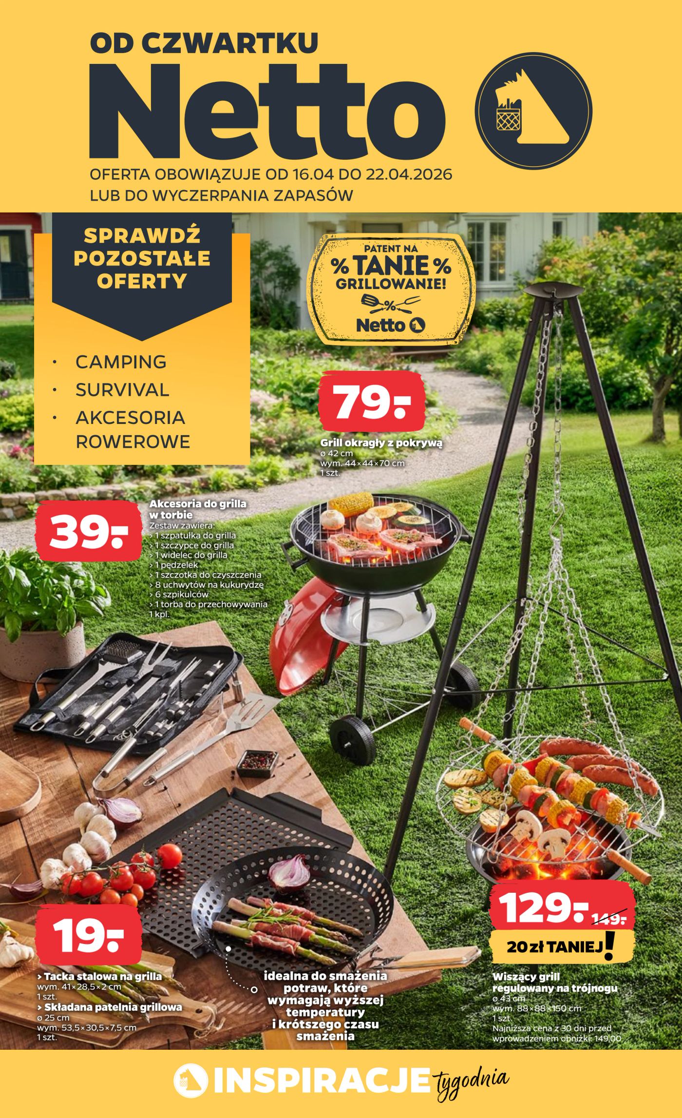Nowa gazetka Netto - Non Food ważna od 16.04.2026 do 22.04.2026