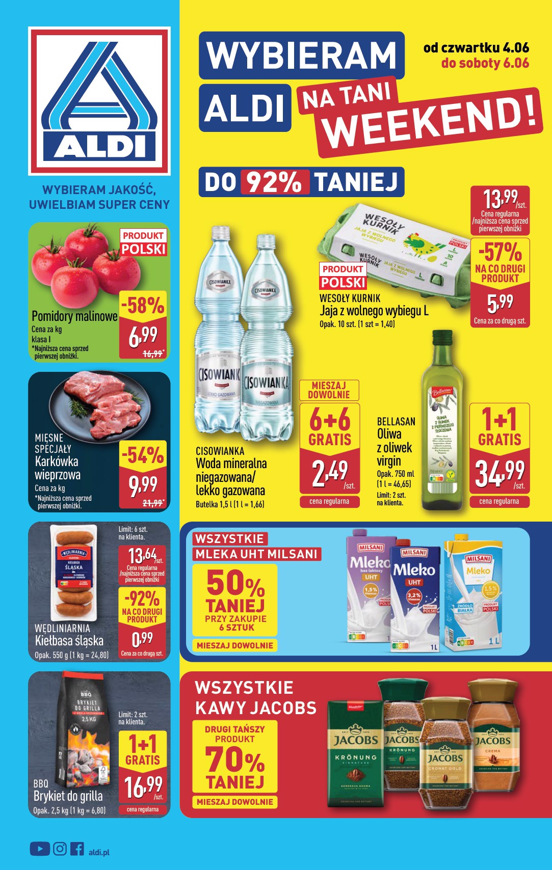 Aktualna gazetka ALDI - Oferta weekendowa ważna od 04.06.2026 do 06.06.2026