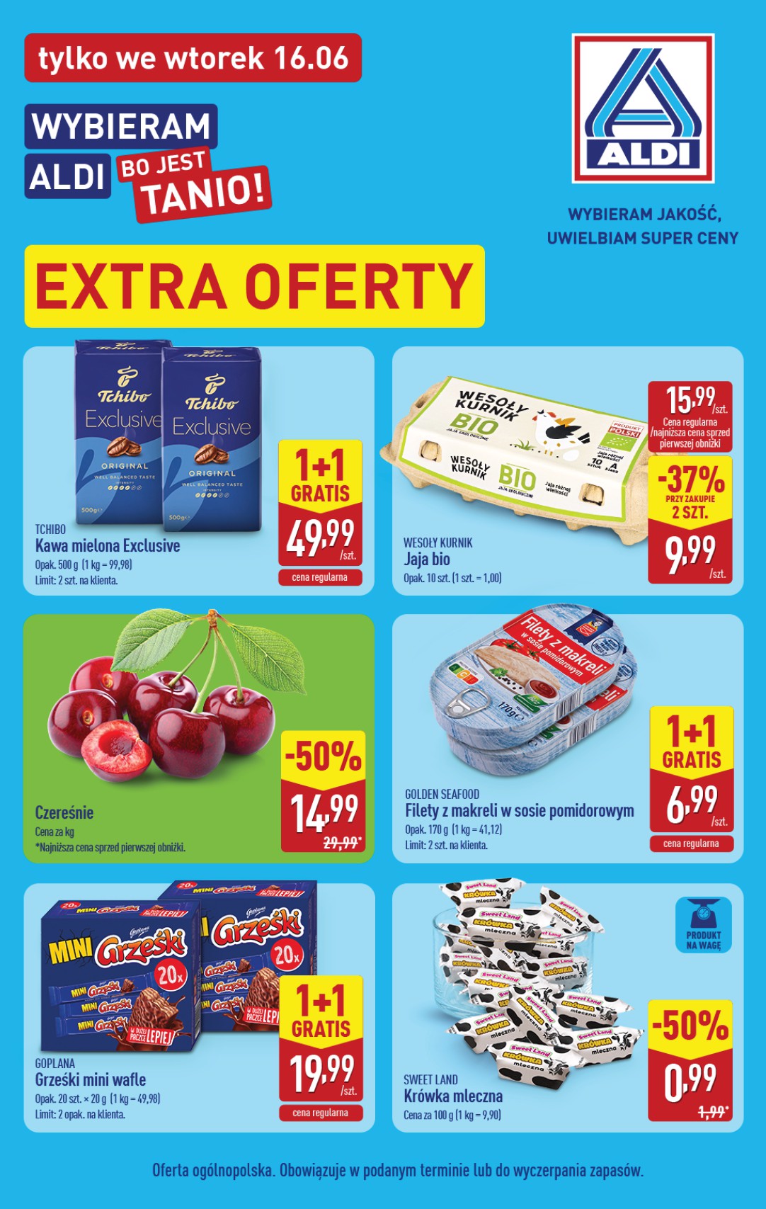 Aktualna gazetka ALDI - Extra oferta ważna od 16.06.2026 do 30.06.2026