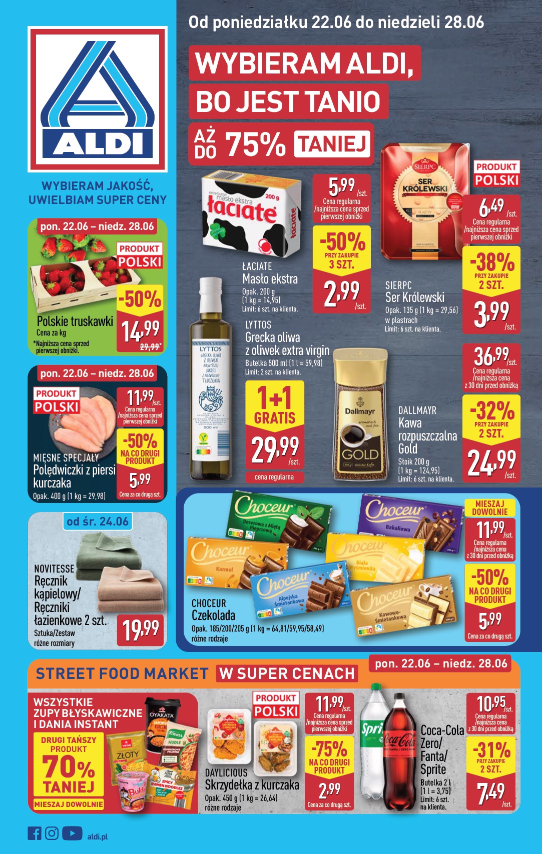 Nowa gazetka ALDI - Pełna oferta ważna od 22.06.2026 do 28.06.2026