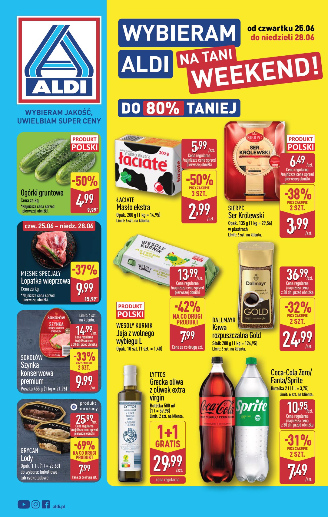 Aktualna gazetka ALDI - Oferta weekendową ważna od 25.06.2026 do 28.06.2026