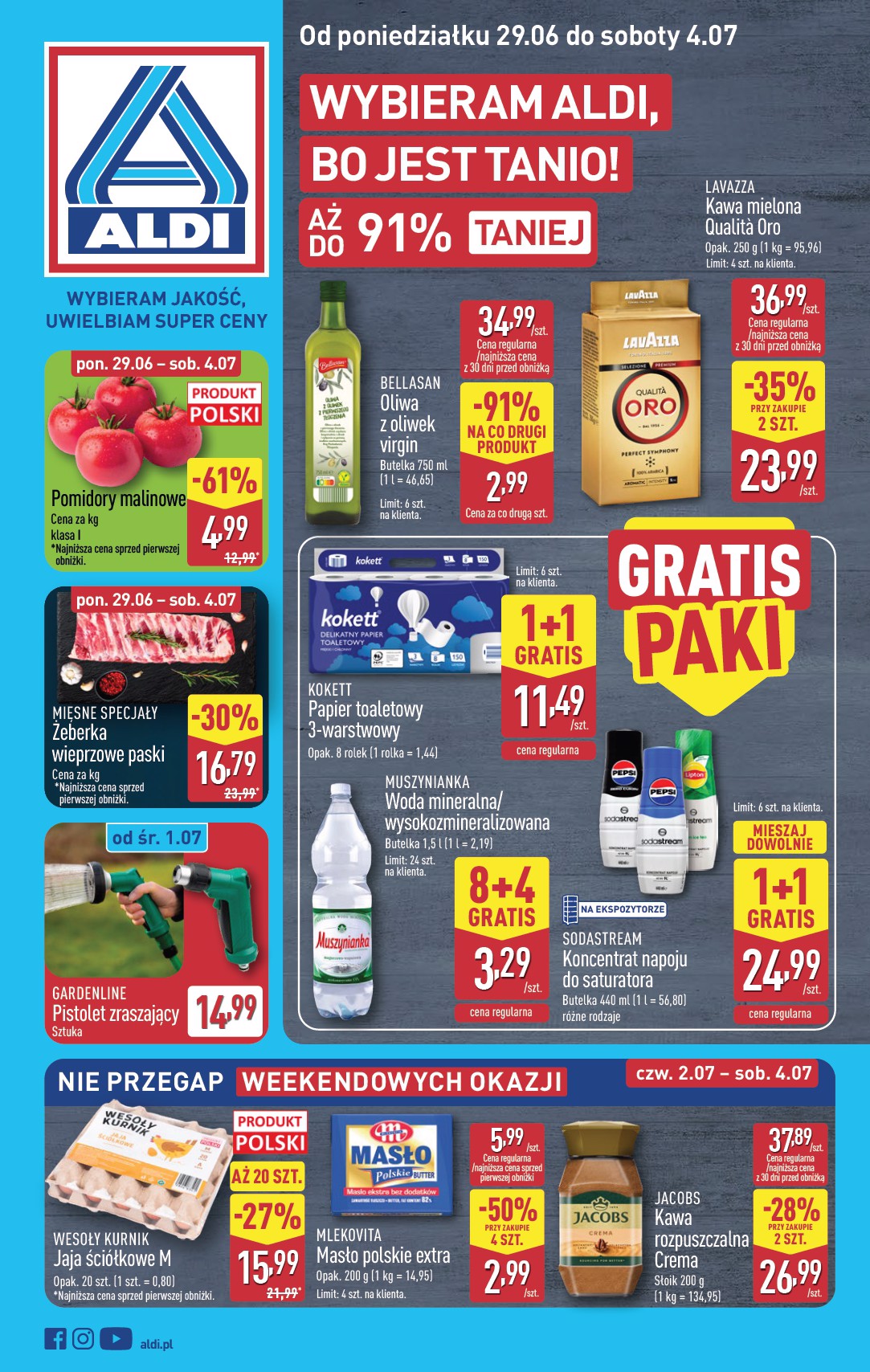 Aktualna gazetka ALDI - Pełna oferta ważna od 29.06.2026 do 04.07.2026