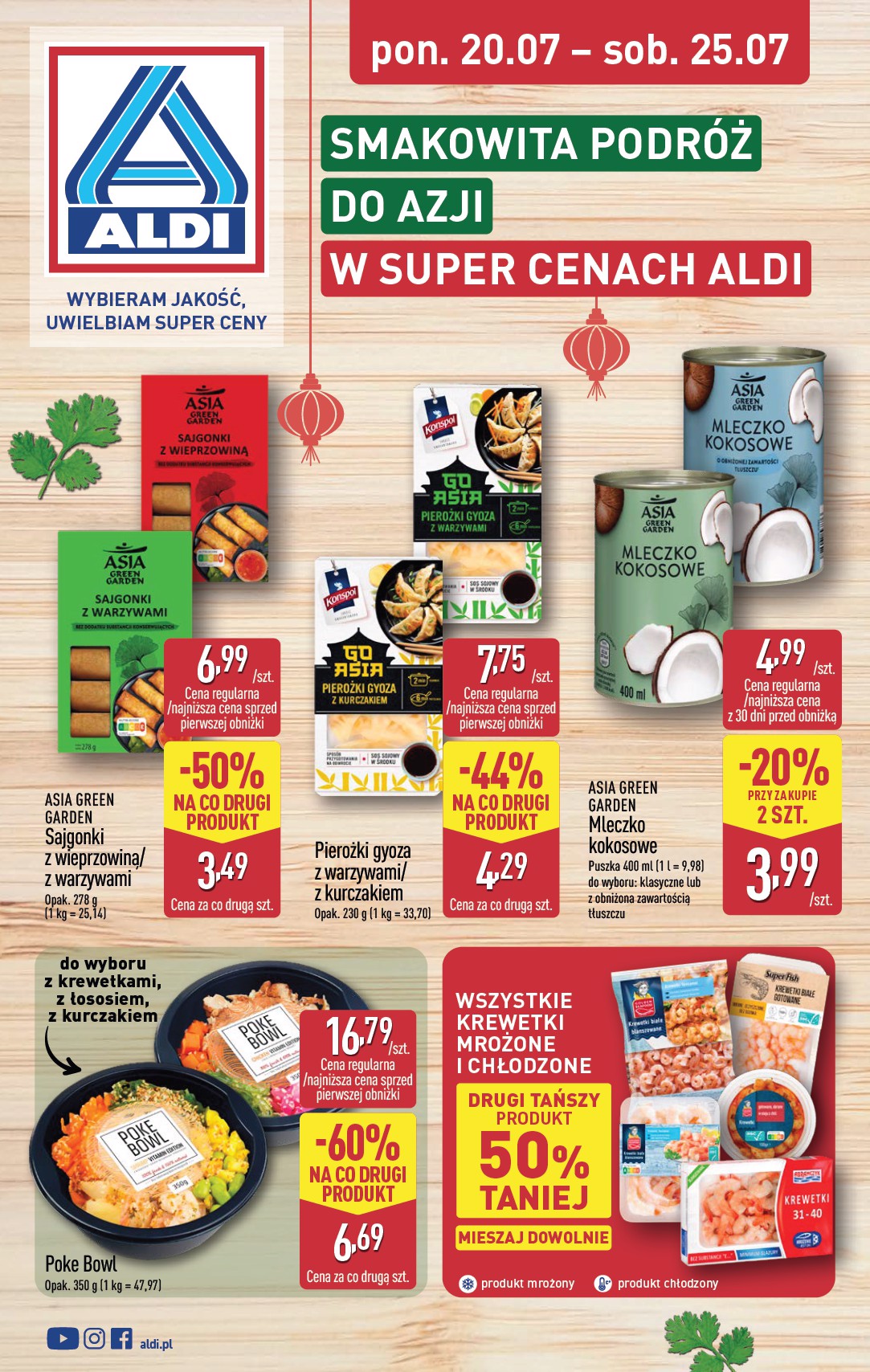 Nowa gazetka ALDI - Smakowita podróż do Azji ważna od 20.07.2026 do 25.07.2026