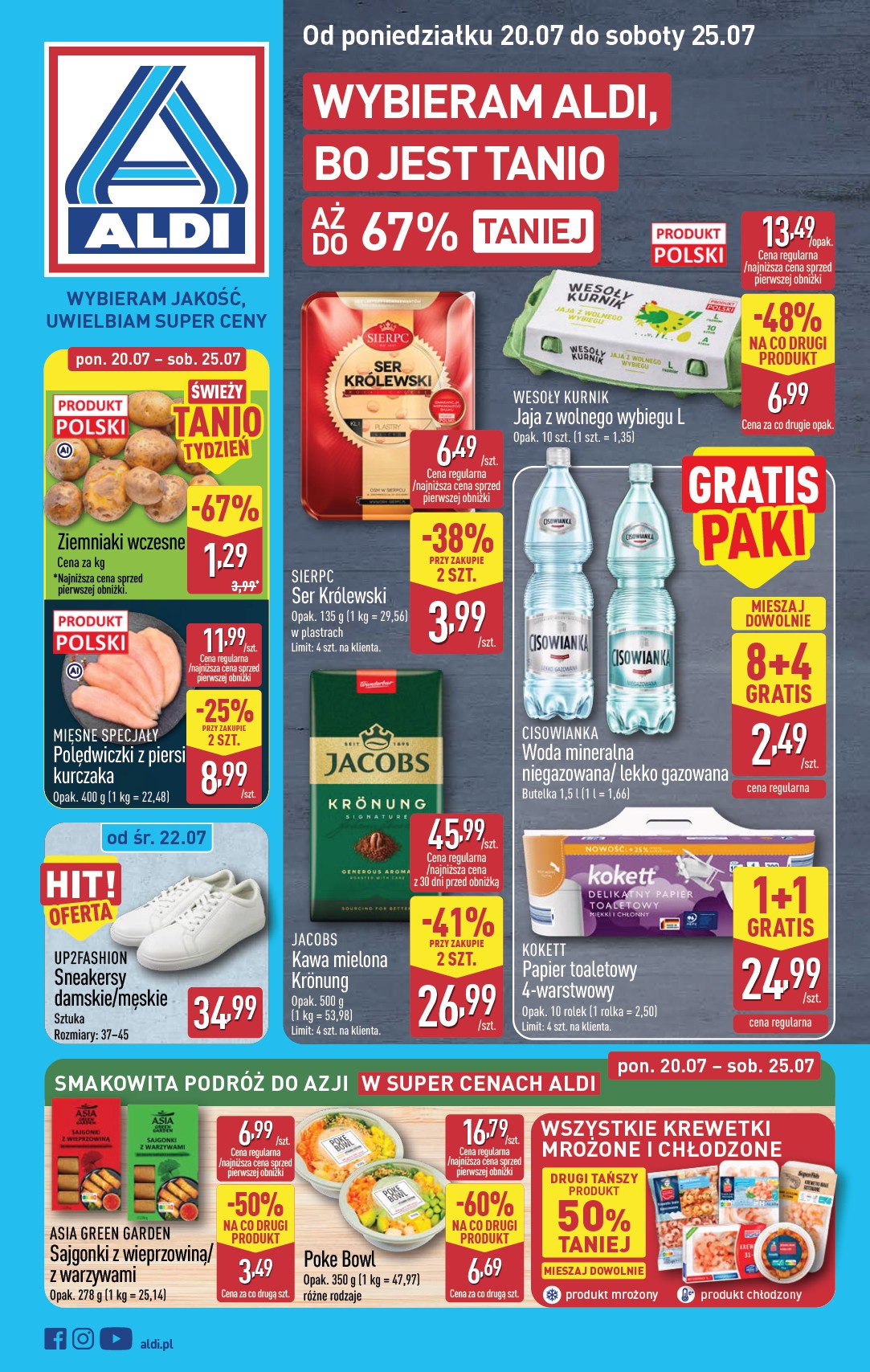 Nowa gazetka ALDI ważna od 20.07.2026 do 25.07.2026