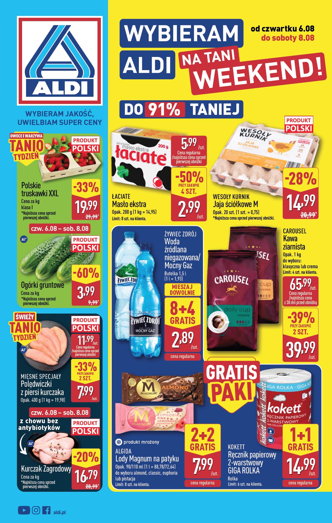 Nowa gazetka ALDI - Oferta weekendowa ważna od 06.08.2026 do 08.08.2026