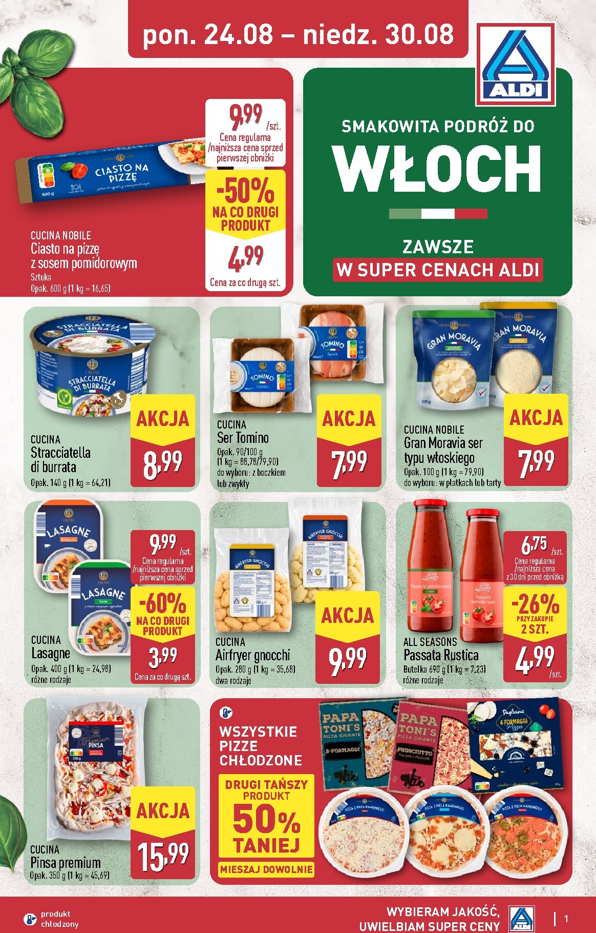 Nowa gazetka ALDI - Włoch ważna od 24.08.2026 do 30.08.2026