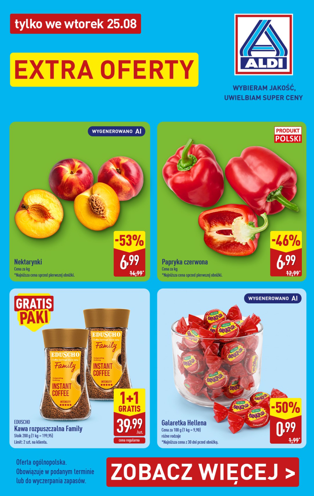 Nowa gazetka ALDI - Extra oferty ważna od 25.08.2026 - 25.08.2026