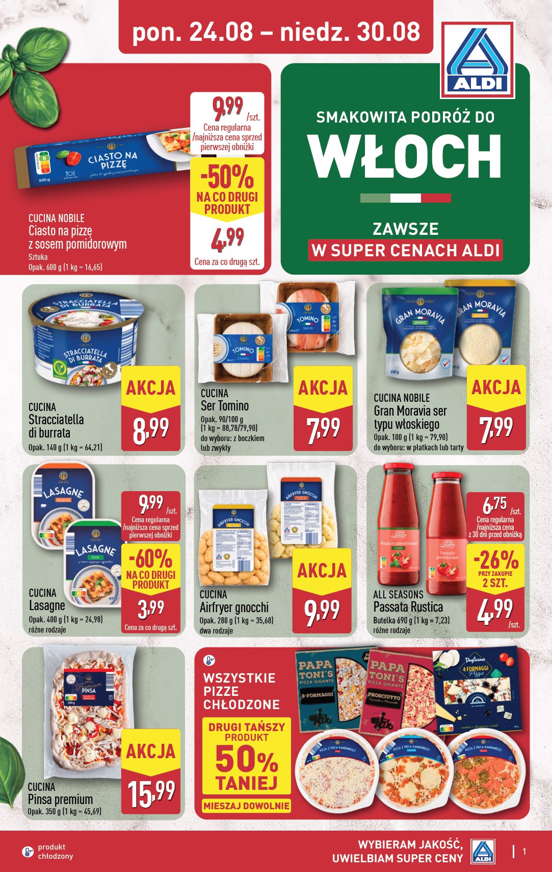 Aktualna gazetka ALDI - Włoch ważna od 24.08.2026 do 30.08.2026
