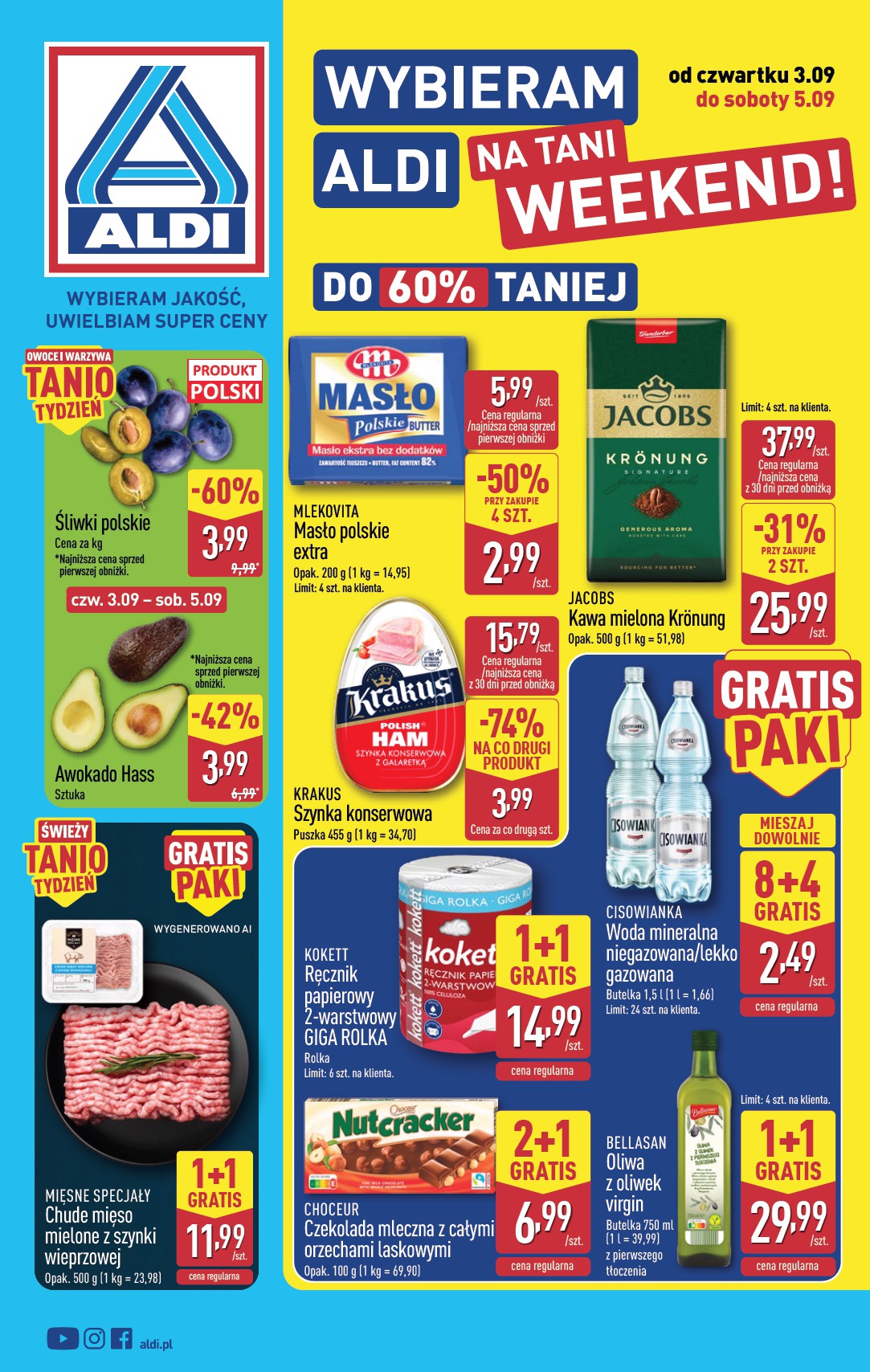 Nowa gazetka ALDI - Oferta weekendowa ważna od 03.09.2026 do 05.09.2026