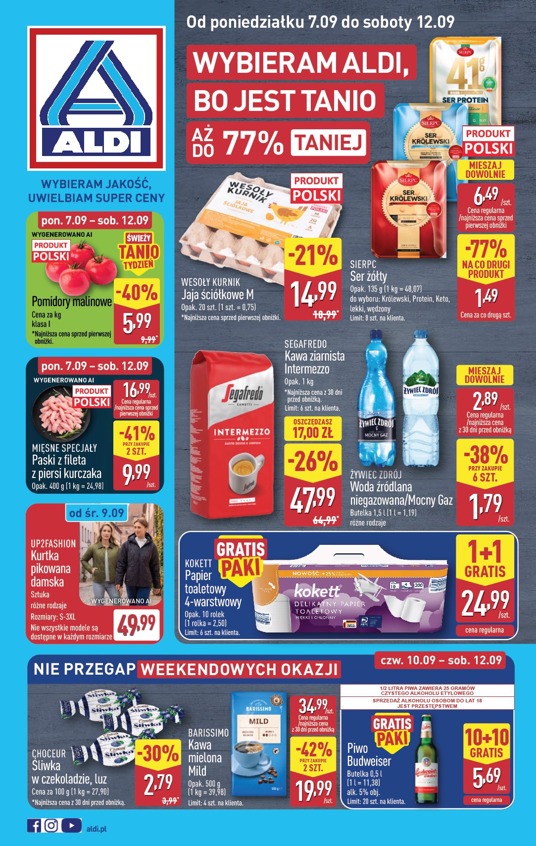 Nowa gazetka ALDI ważna od 07.09.2026 do 12.09.2026