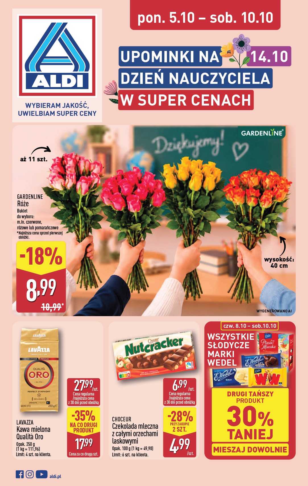 Nowa gazetka ALDI - Dzień nauczyciela ważna od 05.10.2026 do 10.10.2026