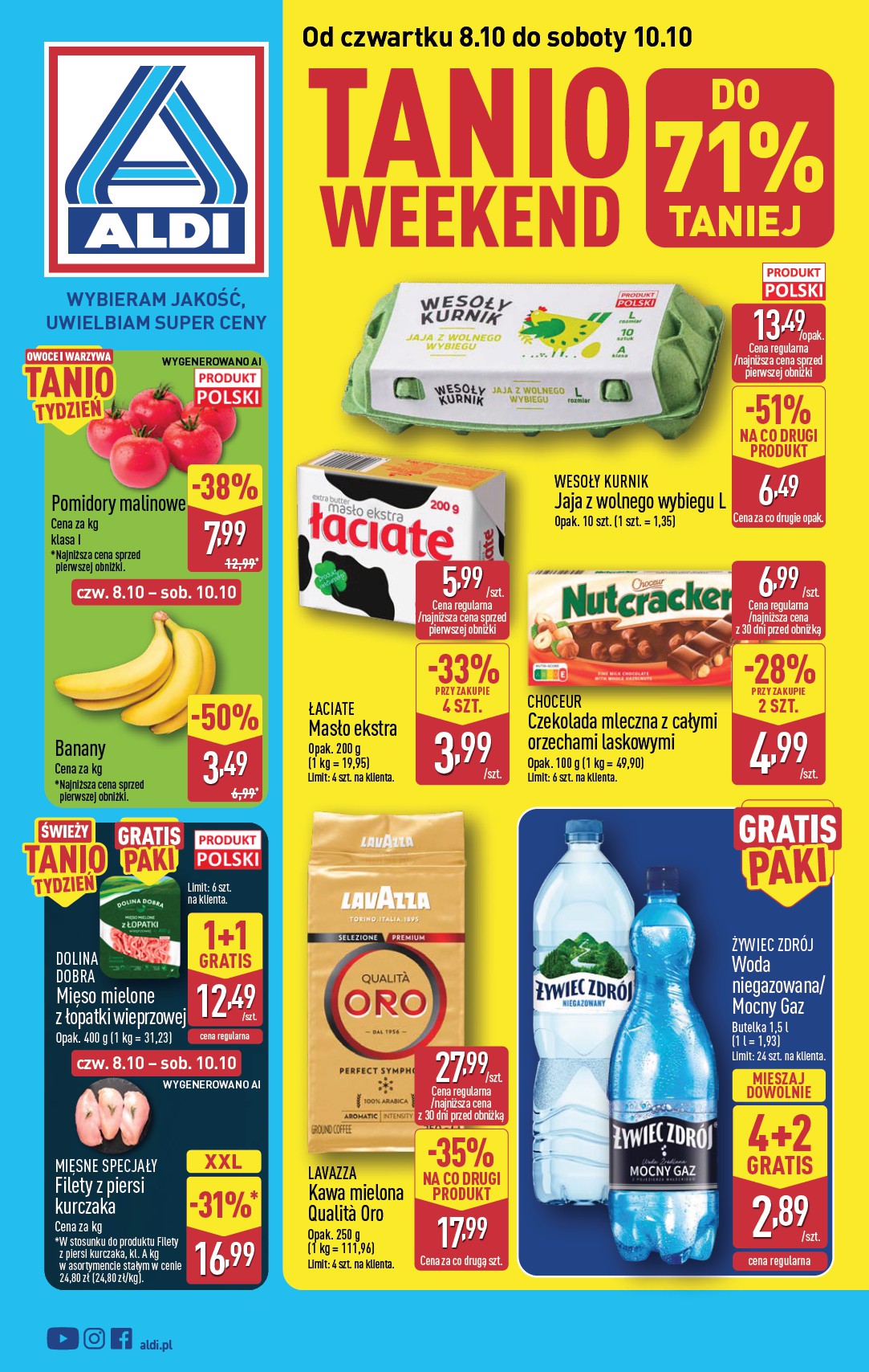 Aktualna gazetka ALDI - Oferta weekndowa ważna od 08.10.2026 do 10.10.2026