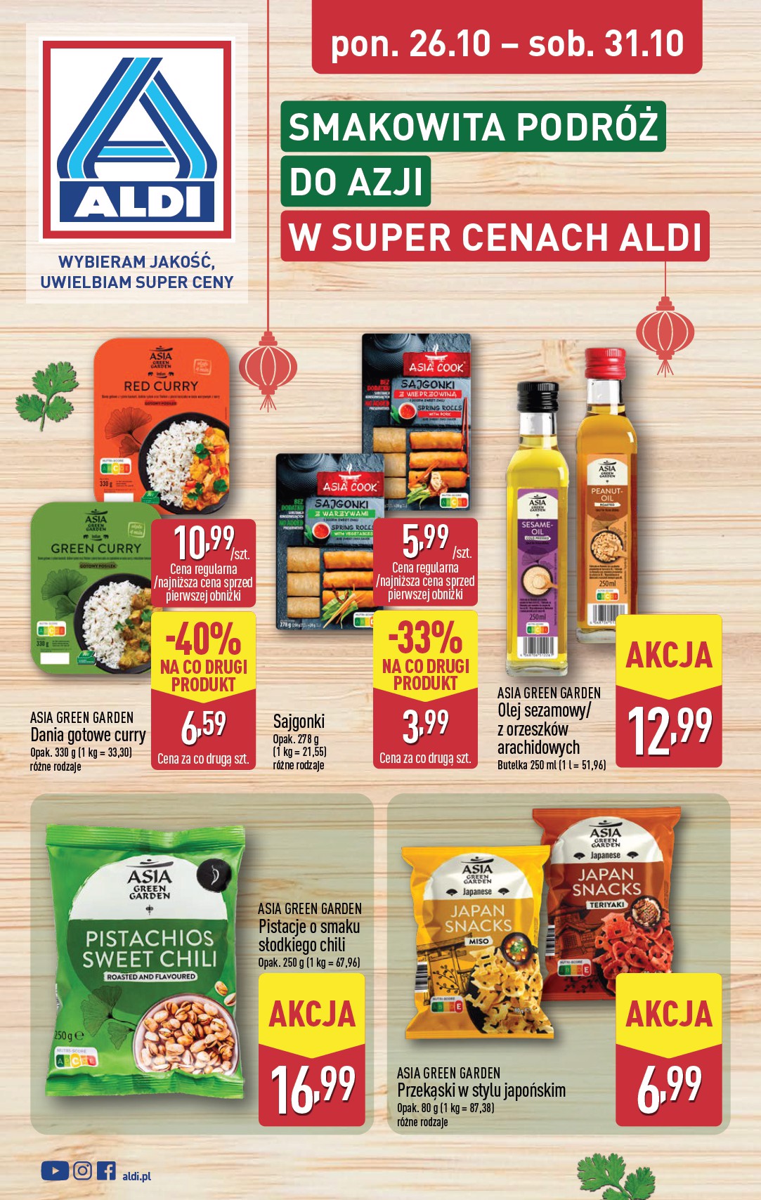 Nowa gazetka ALDI - Smakowita podróż do Azji ważna od 26.10.2026 do 31.10.2026