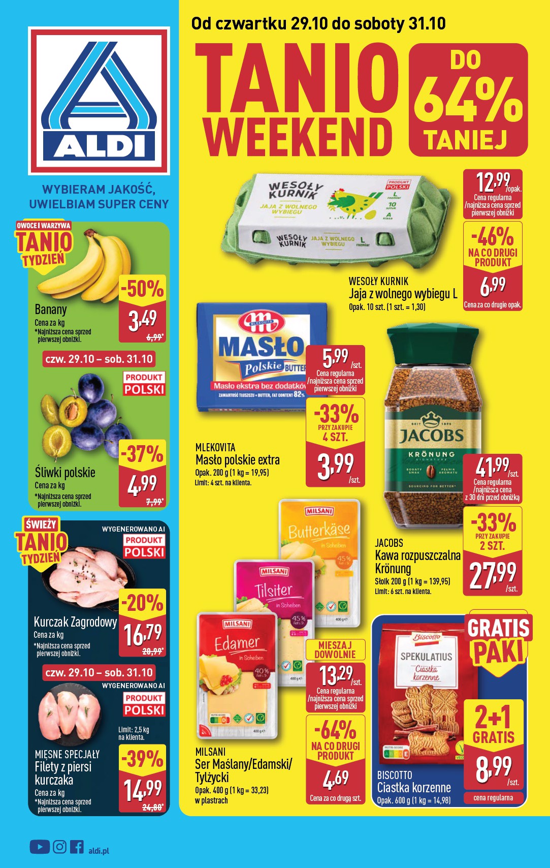 Nowa gazetka ALDI - Oferta weekendowa ważna od 29.10.2026 do 31.10.2026