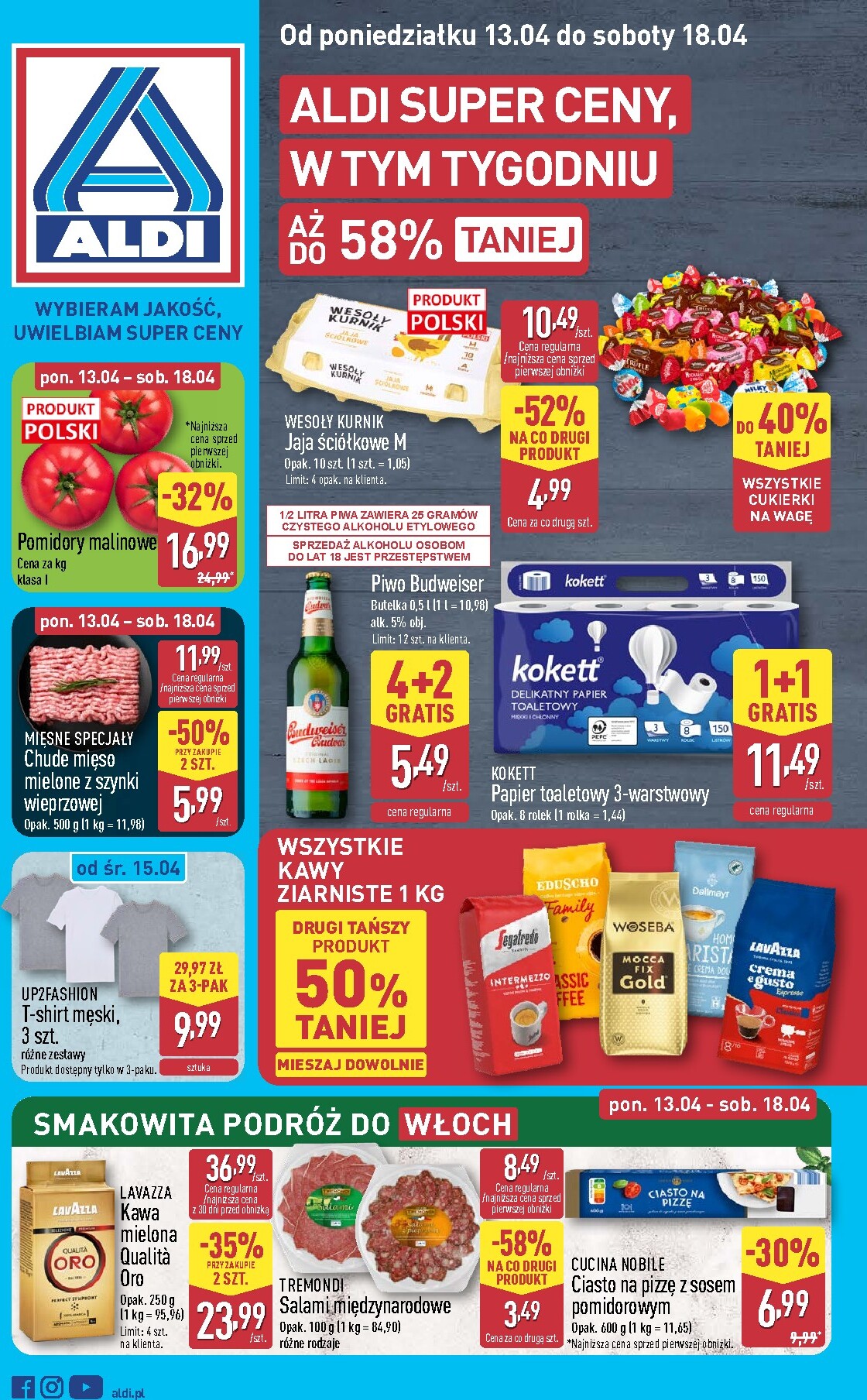 Nowa gazetka ALDI ważna od 13.04.2026 do 18.04.2026