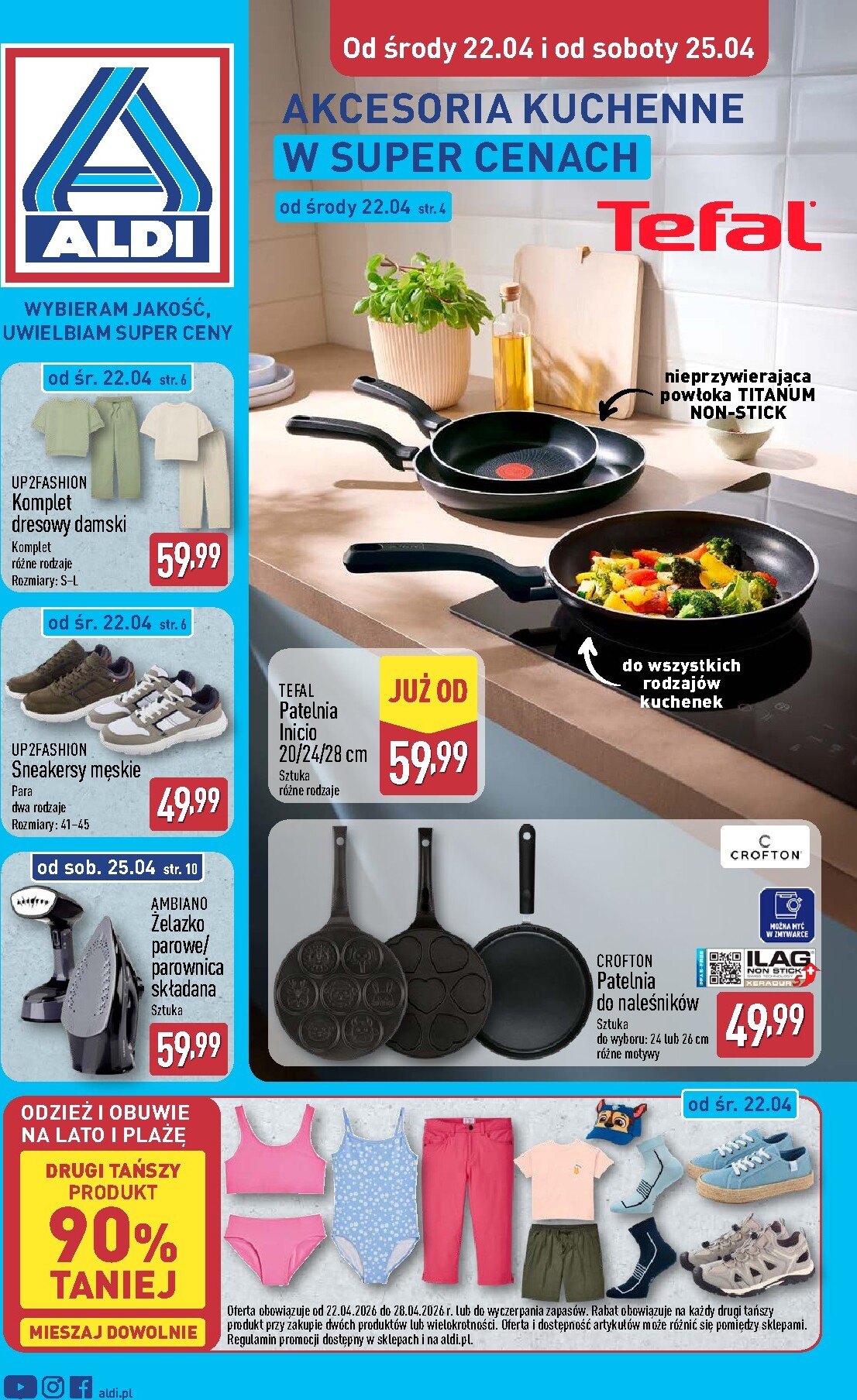 Nowa gazetka ALDI - Akcesoria Kuchenne ważna od 22.04.2026 do 25.04.2026