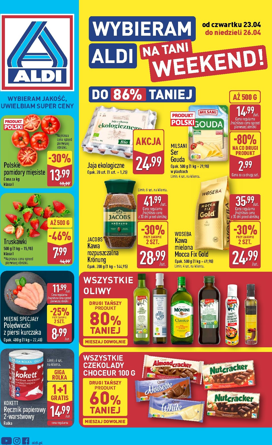 Nowa gazetka ALDI - Weekend ważna od 23.04.2026 do 26.04.2026