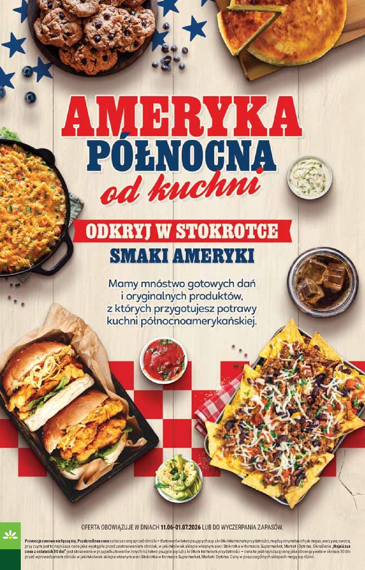Nowa gazetka Stokrotka - Ameryka Północna w Kuchni ważna od 11.06.2026 do 01.07.2026