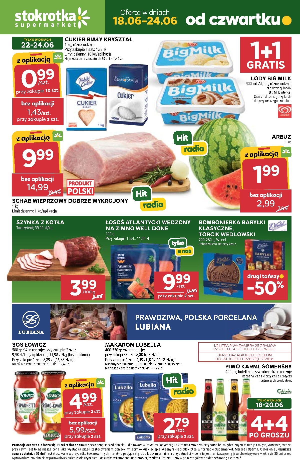 Aktualna gazetka Stokrotka Supermarket ważna od 18.06.2026 do 24.06.2026