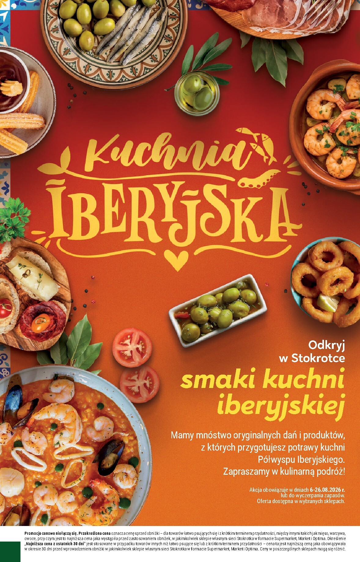 Aktualna gazetka Stokrotka - Kuchnia Iberyjska ważna od 06.08.2026 do 26.08.2026