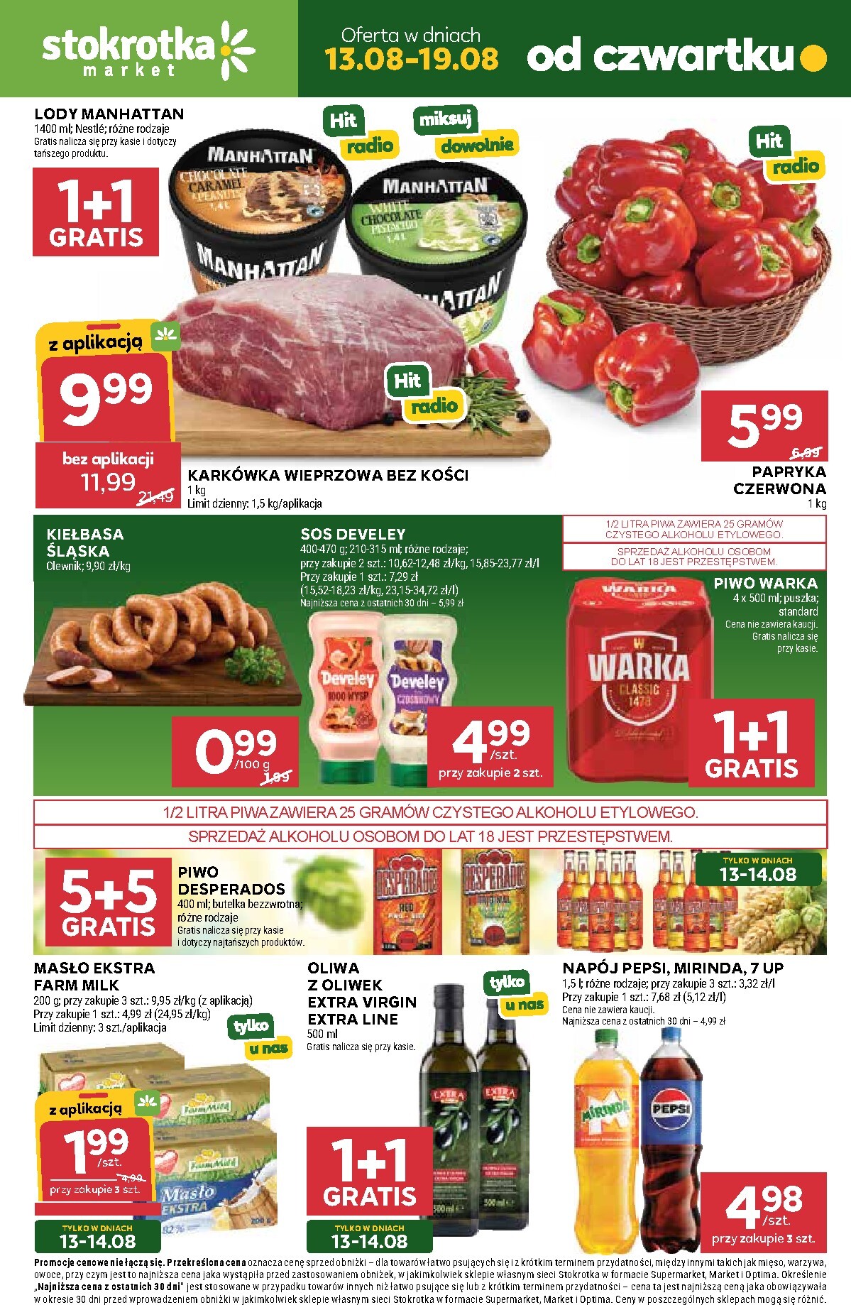 Aktualna gazetka Stokrotka - Market ważna od 13.08.2026 do 19.08.2026