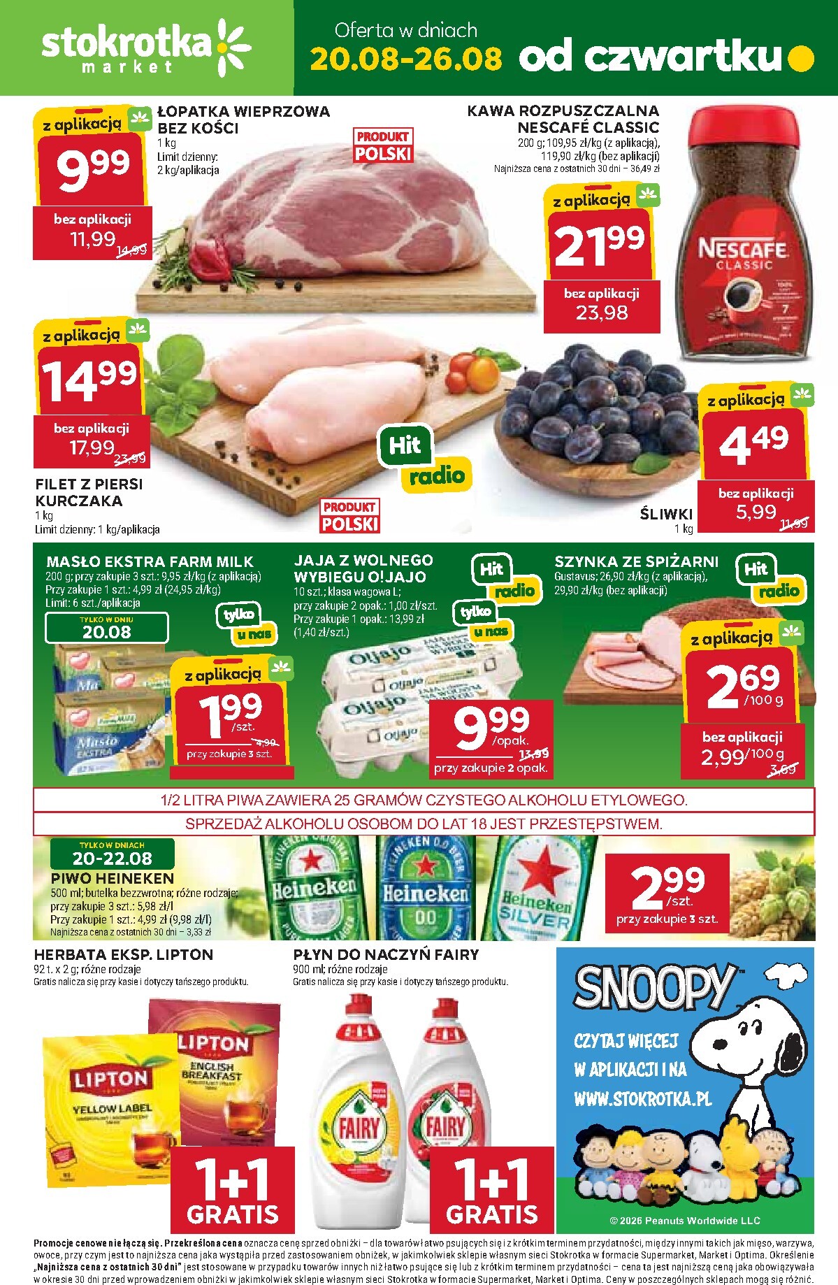 Aktualna gazetka Stokrotka - Market ważna od 20.08.2026 do 26.08.2026