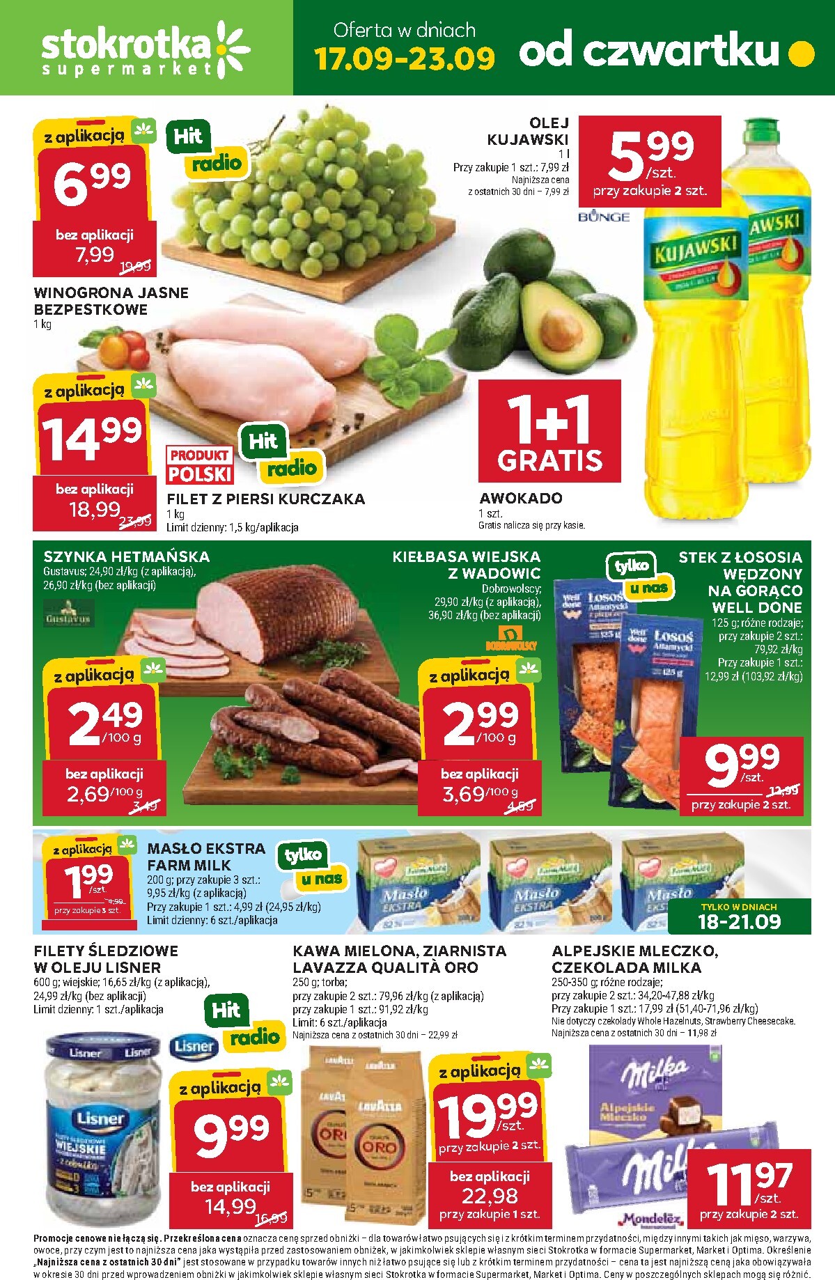 Aktualna gazetka Stokrotka - Supermarket ważna od 17.09.2026 do 23.09.2026