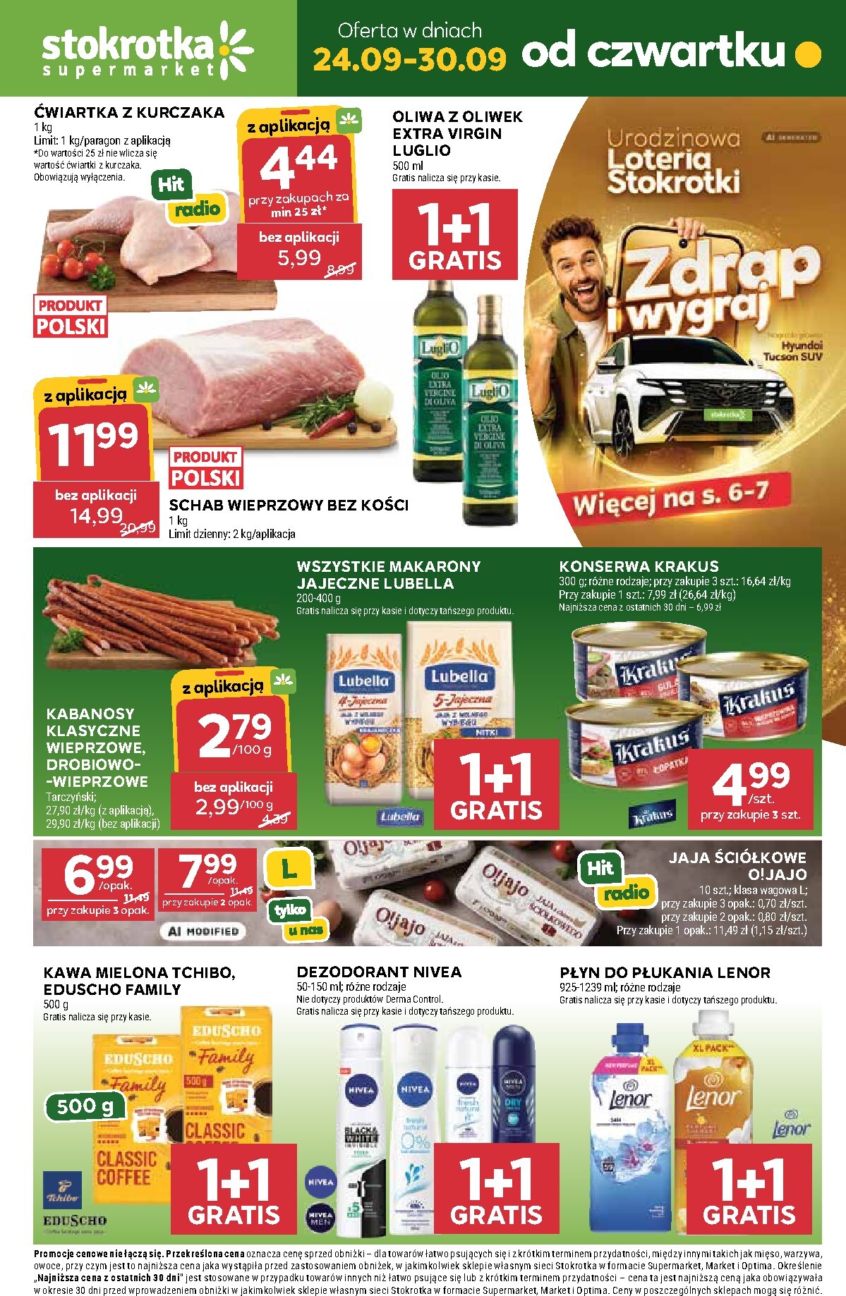 Aktualna gazetka Stokrotka - Supermarket ważna od 24.09.2026 do 30.09.2026