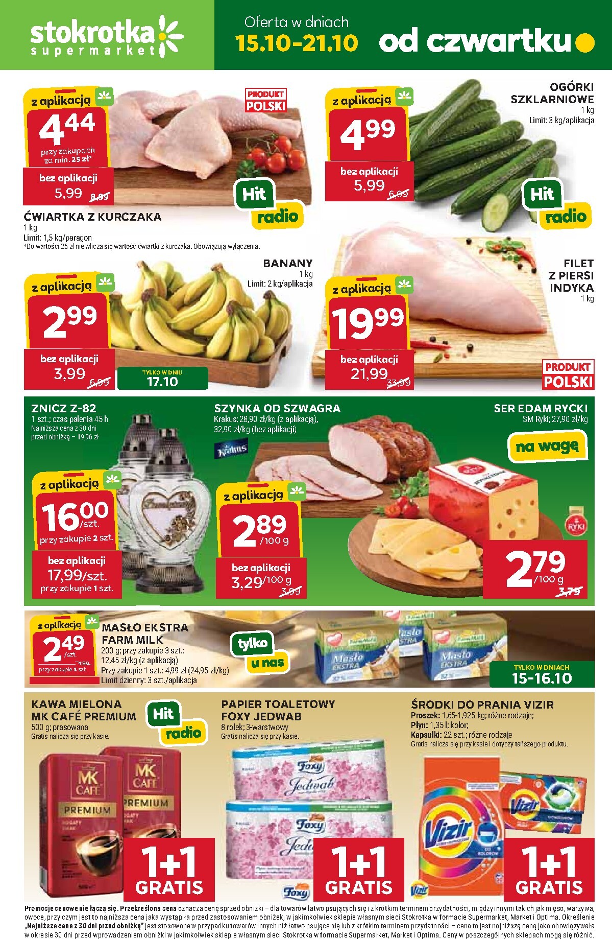 Aktualna gazetka Stokrotka - Supermarket ważna od 15.10.2026 do 21.10.2026