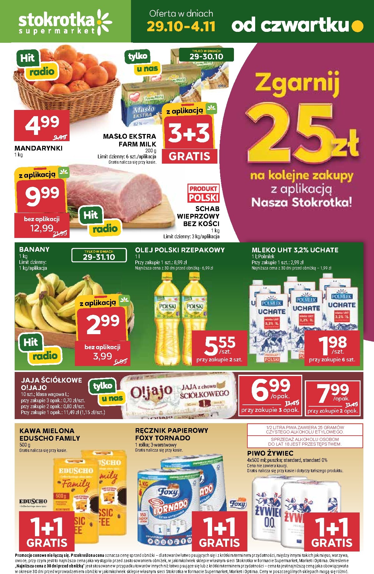 Aktualna gazetka Stokrotka - Supermarket ważna od 29.10.2026 do 04.11.2026