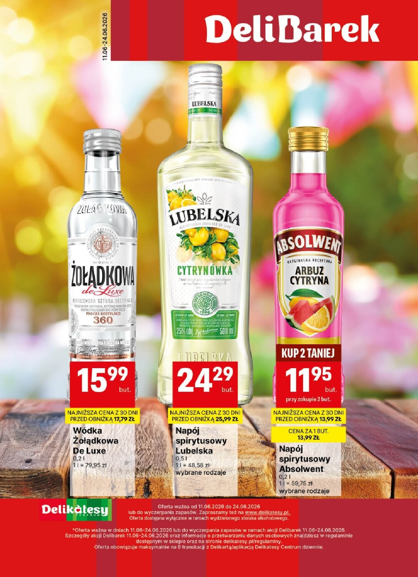 Aktualna gazetka Delikatesy Centrum - Delibarek ważna od 11.06.2026 do 24.06.2026