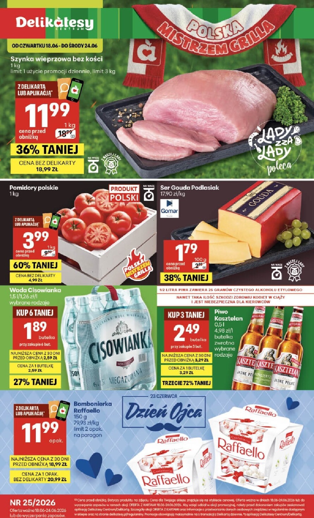 Nowa gazetka Delikatesy Centrum ważna od 18.06.2026 do 24.06.2026