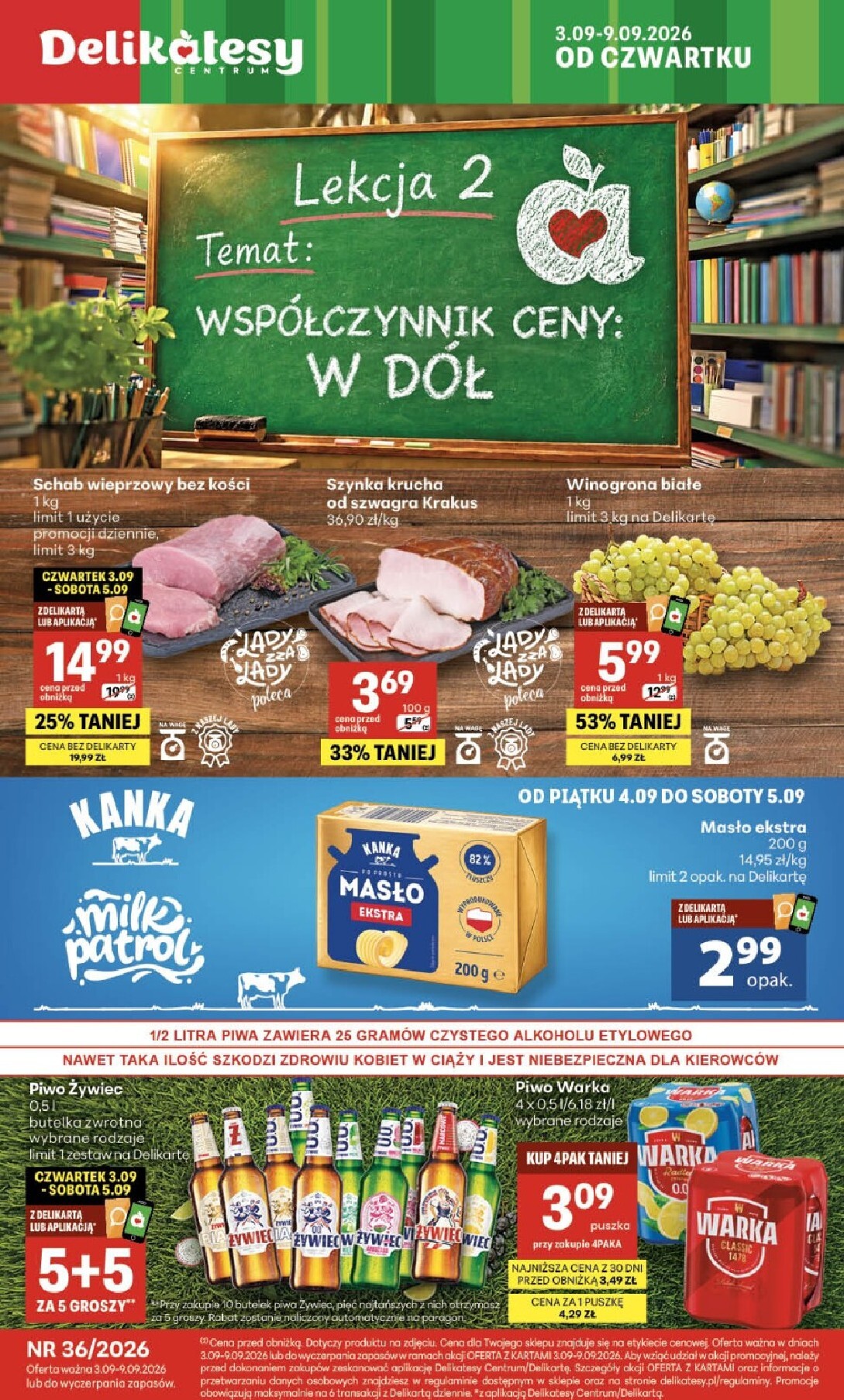 Nowa gazetka Delikatesy Centrum ważna od 03.09.2026 do 09.09.2026