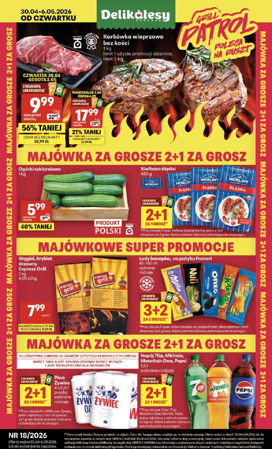 Nowa gazetka Delikatesy Centrum ważna od 30.04.2026 do 06.05.2026
