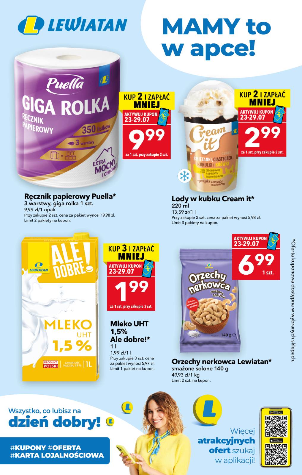 Nowa gazetka Lewiatan - Mamy TO w apce! ważna od 23.07.2026 do 29.07.2026