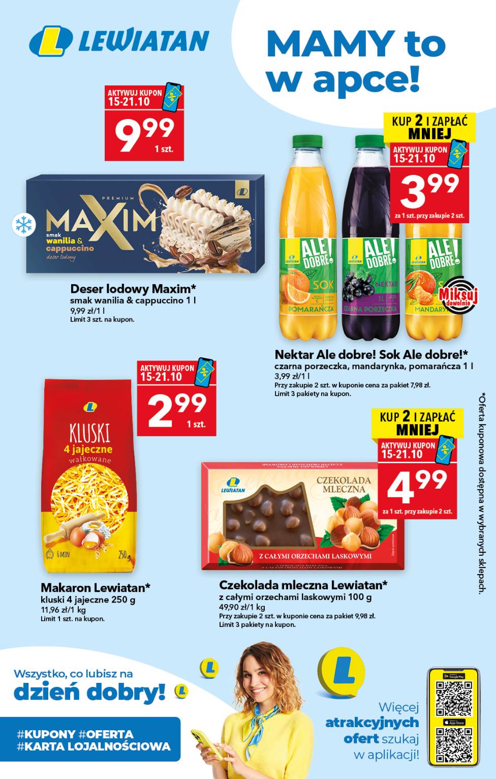 Nowa gazetka Lewiatan - Mamy TO w apce! ważna od 15.10.2026 do 21.10.2026