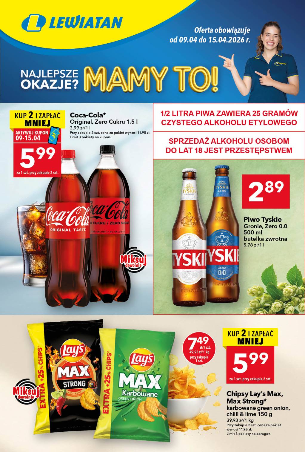 Nowa gazetka Lewiatan ważna od 09.04.2026 do 15.04.2026