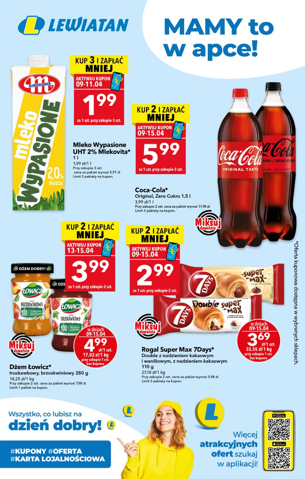 Nowa gazetka Lewiatan - Mamy to w apce! ważna od 09.04.2026 do 15.04.2026