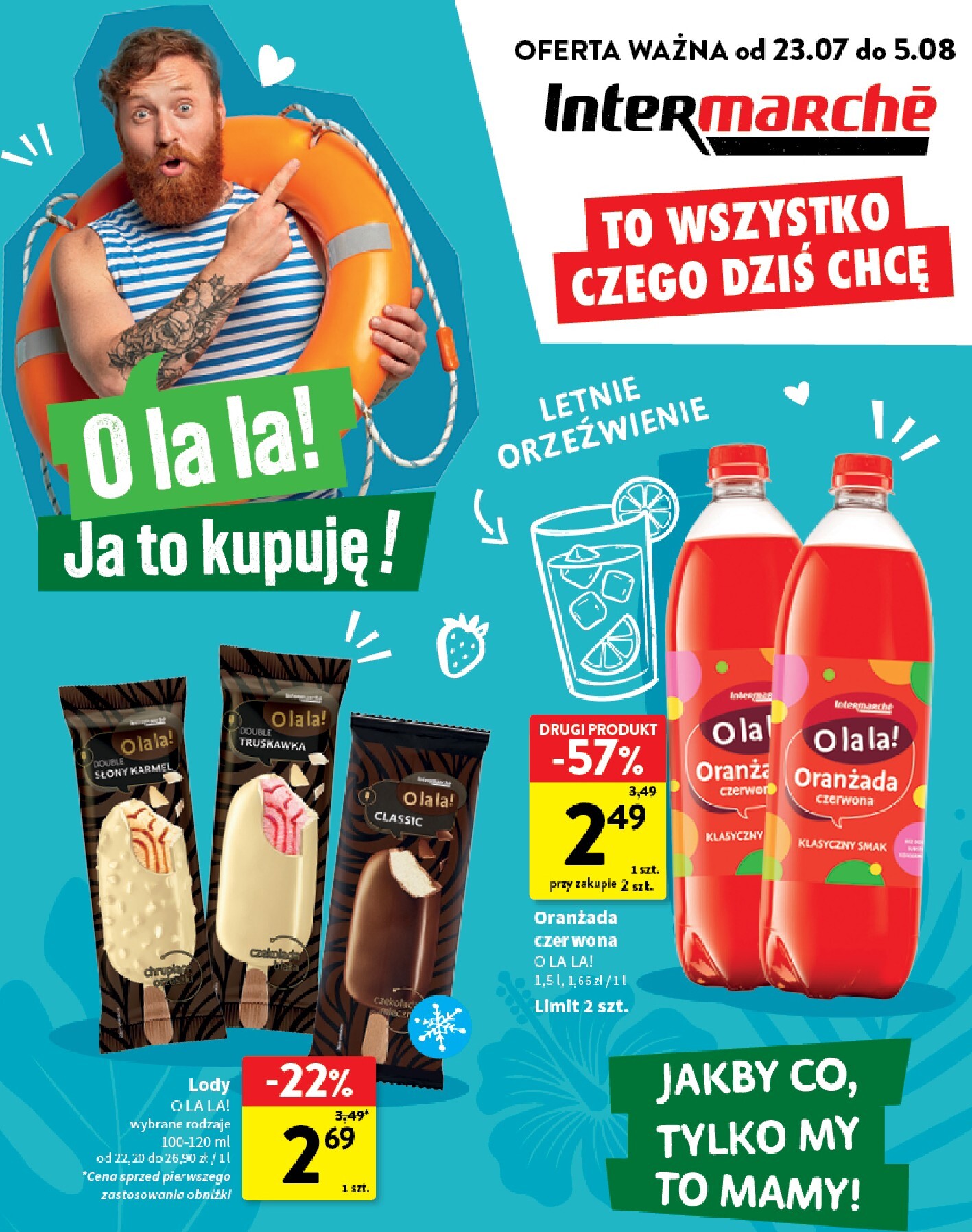 Aktualna gazetka Intermarché - O la la ważna od 23.07.2026 do 05.08.2026