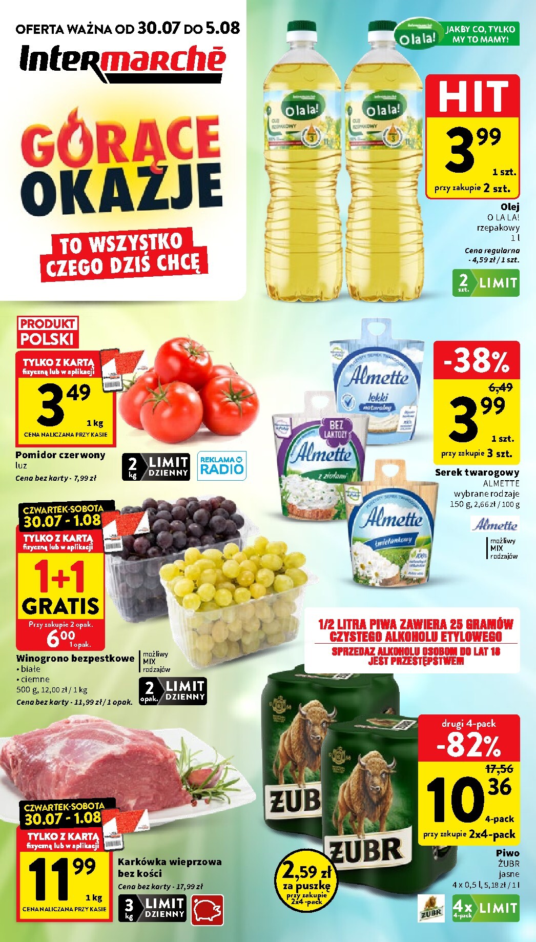 Nowa gazetka Intermarché ważna od 30.07.2026 do 05.08.2026
