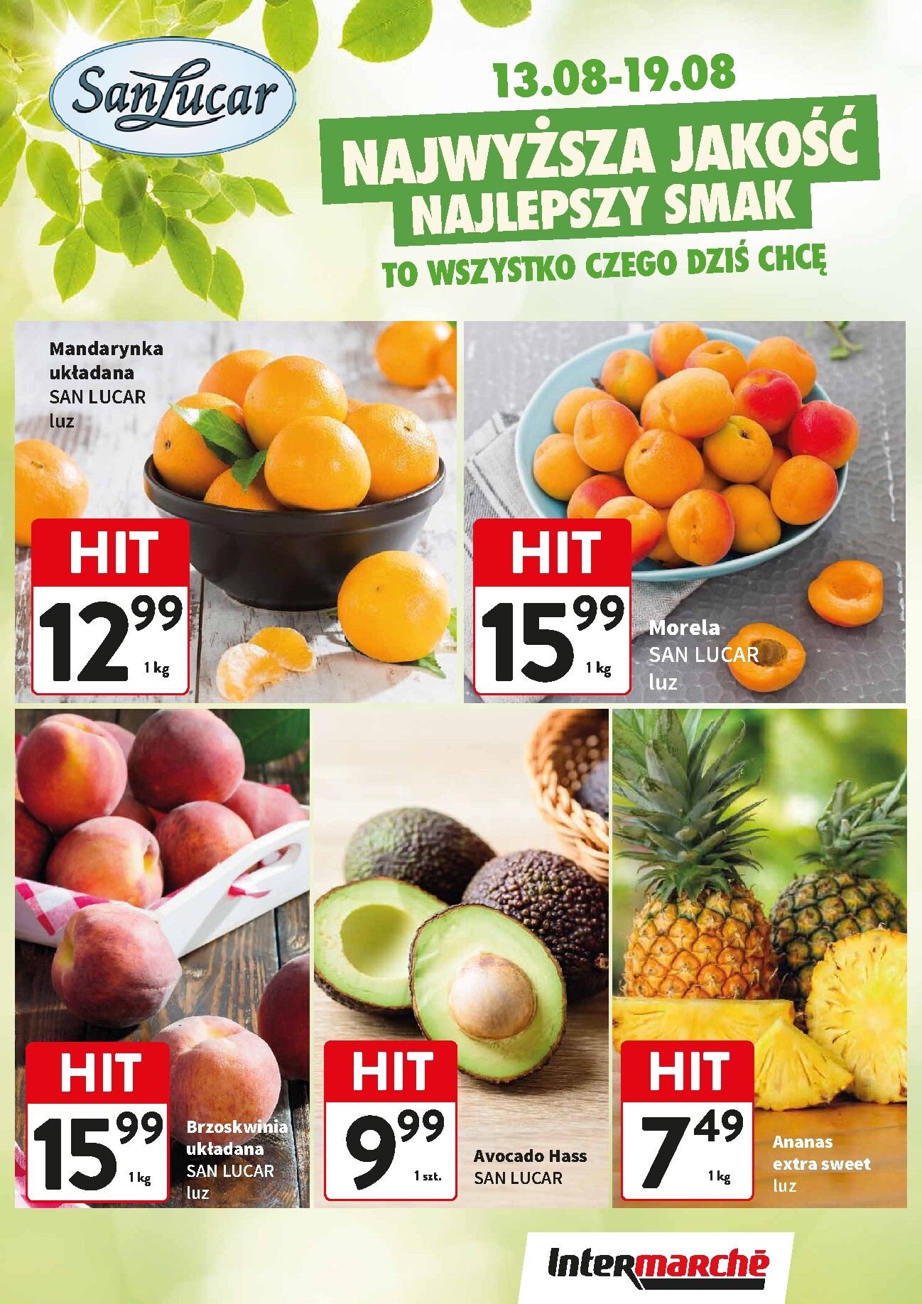 Aktualna gazetka Intermarché ważna od 13.08.2026 do 19.08.2026