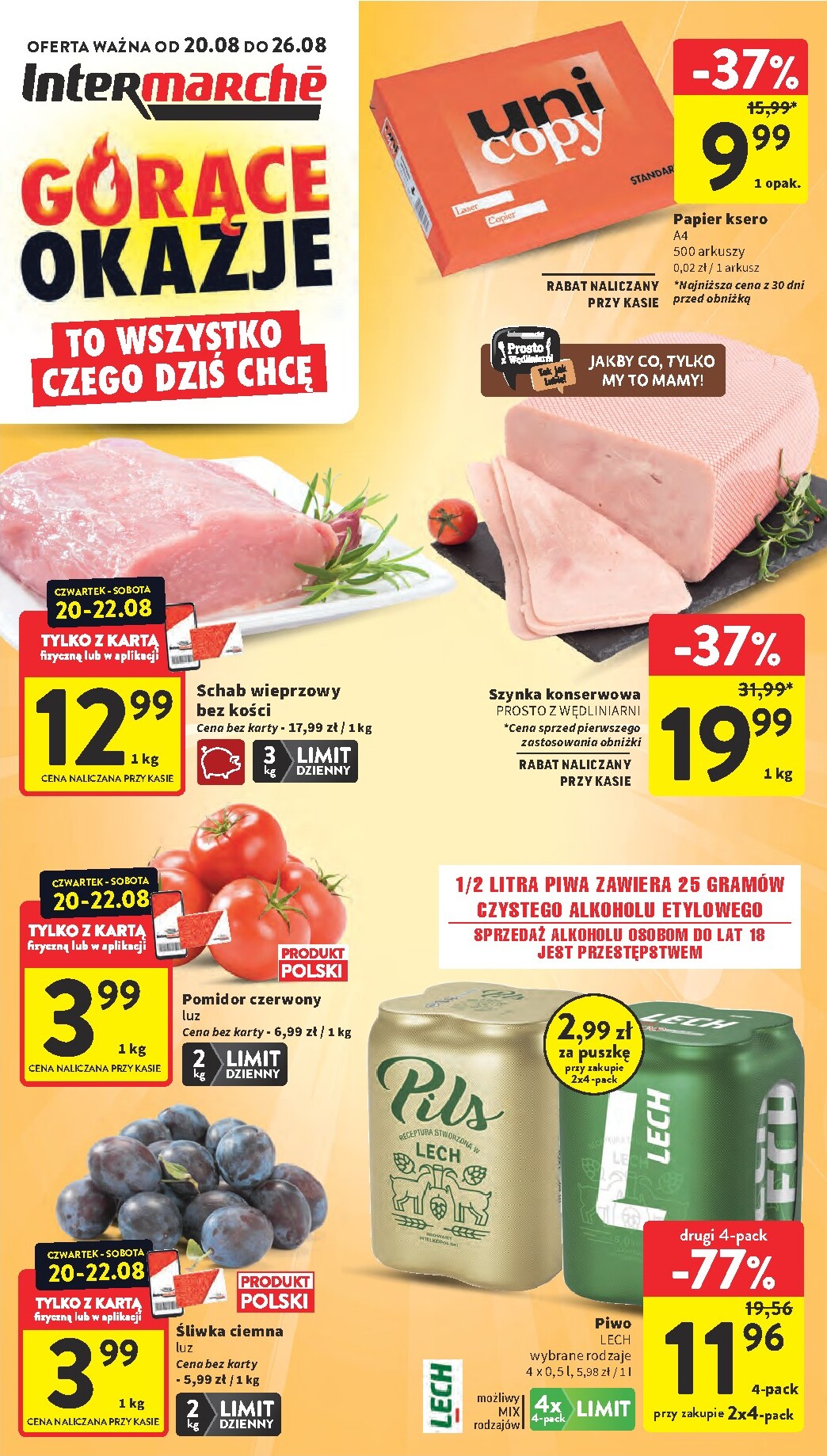 Aktualna gazetka Intermarché ważna od 20.08.2026 do 26.08.2026