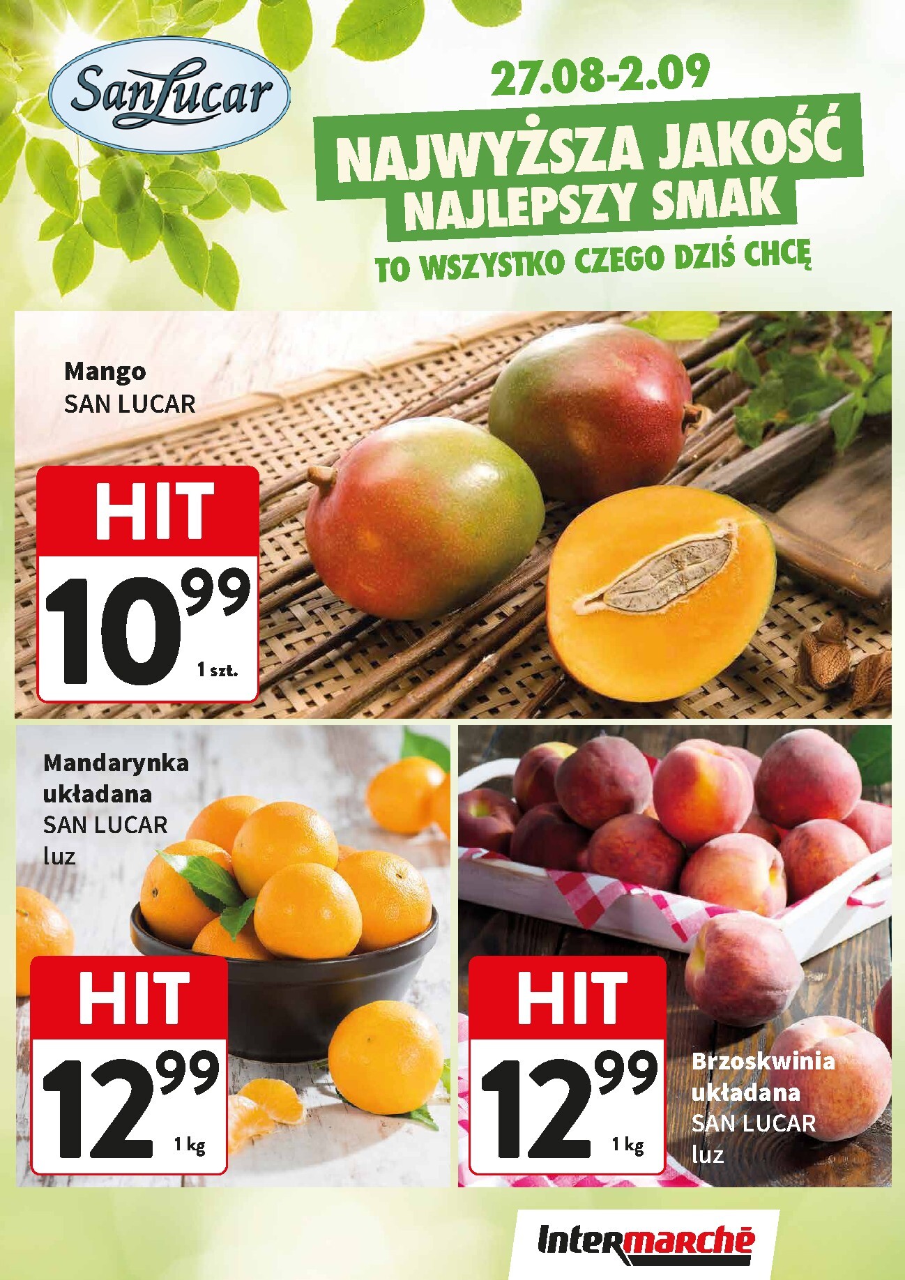 Aktualna gazetka Intermarché - Świeży Hit ważna od 27.08.2026 do 02.09.2026