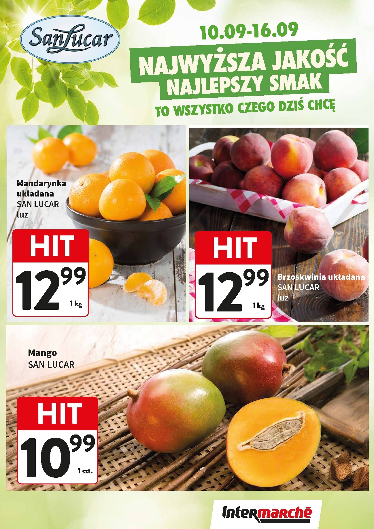 Aktualna gazetka Intermarché - Świeży Hit ważna od 10.09.2026 do 16.09.2026