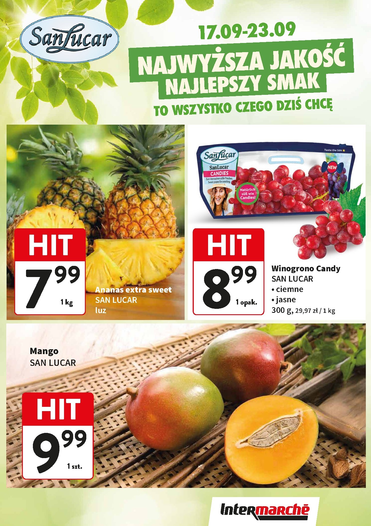 Aktualna gazetka Intermarché - Świeży Hit ważna od 17.09.2026 do 23.09.2026