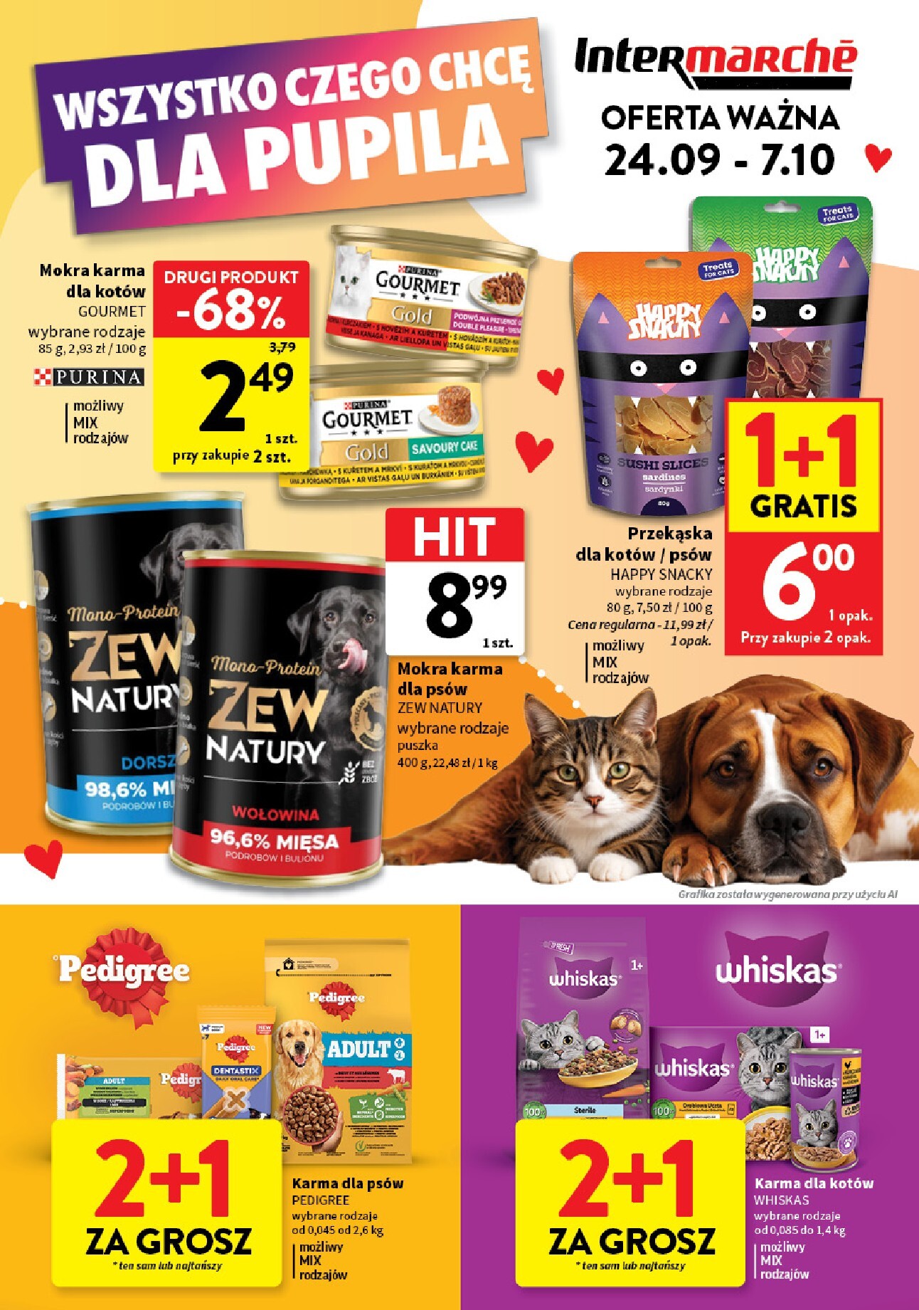 Aktualna gazetka Intermarché - Katalog Wszystko Czego Chcę Dla Pupila! ważna od 24.09.2026 do 07.10.2026