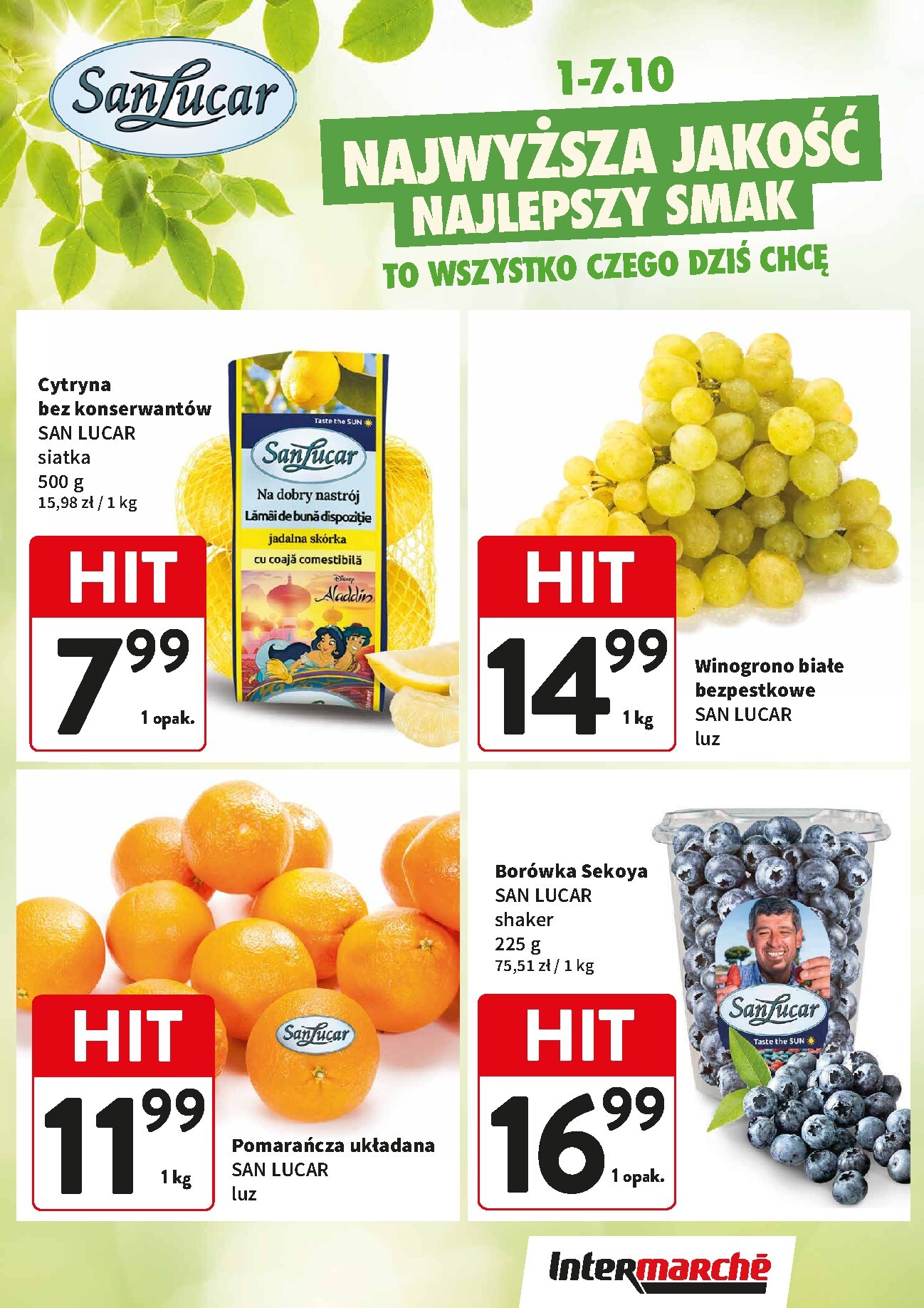 Aktualna gazetka Intermarché - Świeży Hit ważna od 01.10.2026 do 07.10.2026